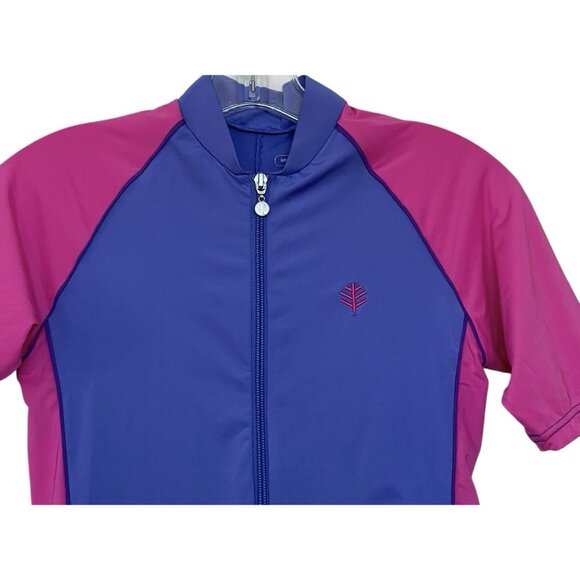 COOLIBAR Youth Girls M Neck To Knees Swim Suit Rash Guard Sun Protection UPF 50 - Picture 2 of 4